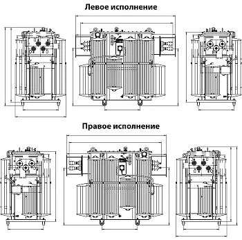 Фото чертежа ТМЗ 4000/6/0,4 Фото чертежа ТМЗ 4000/6/0,4